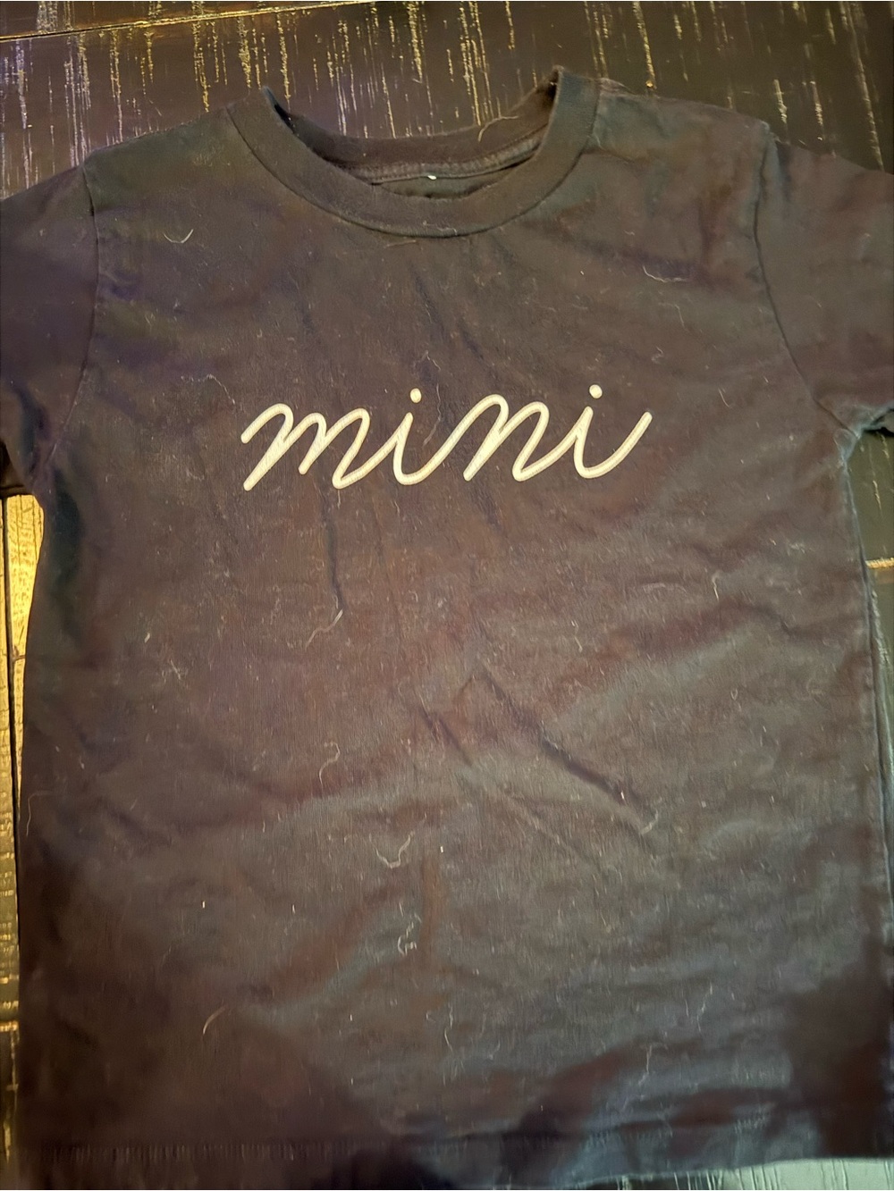 Mini Graphic Kids T-Shirt in black
